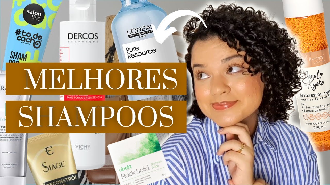 TOP 6 SHAMPOOS: MEUS SHAMPOOS FAVORITOS DO MOMENTO | PARA CABELOS OLEOSOS, COM QUEDA E PONTAS SECAS