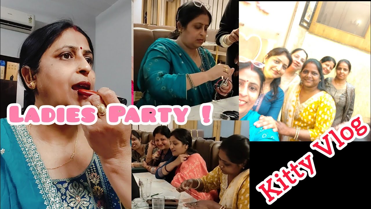 Monthly Kitty Party | Mini Vlog | Kitty party games and fun |new games ideas |Ladies kitty 