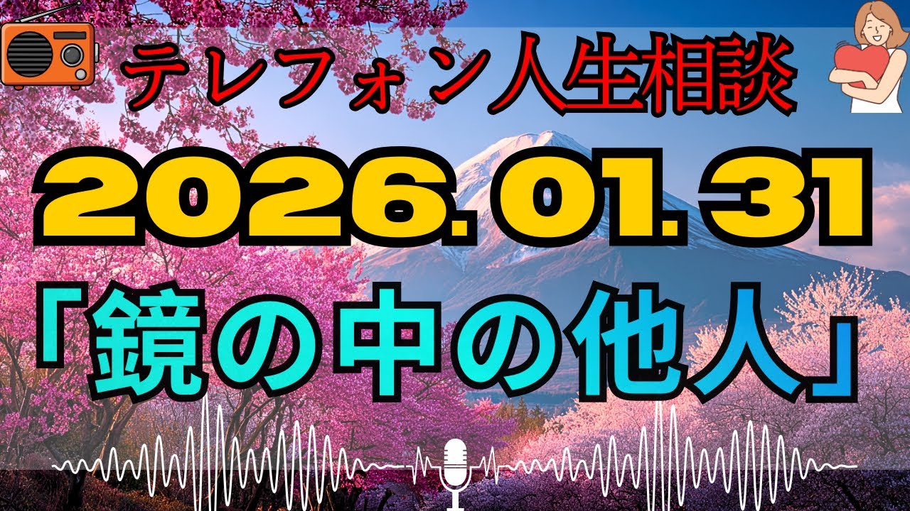 【テレフォン人生相談 🎙️】マドモアゼル愛が暴く「偽りの自分」。鏡に映る知らない顔と、魂の叫び