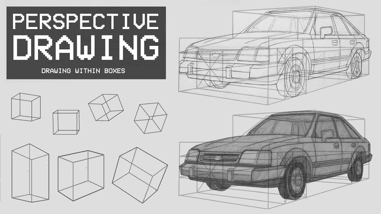 Perspective Drawing 20 - Drawing Within Boxes