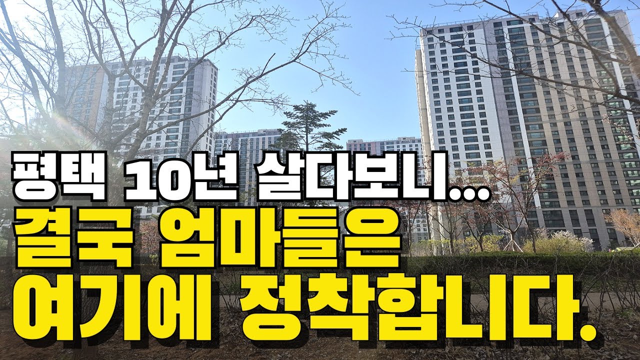 평택 10년 살다 보니... 결국 엄마들은 '이 5곳'에 정착하더군요 (셔틀지옥 탈출)