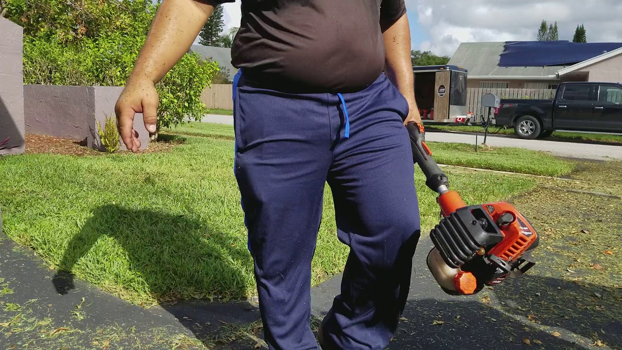 How to cut really tall grass in weston florida part 3