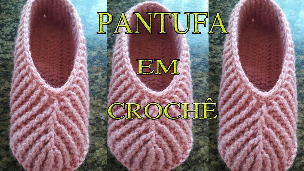 COMO FAZER ESSA LINDA PANTUFA EM CROCHÊ