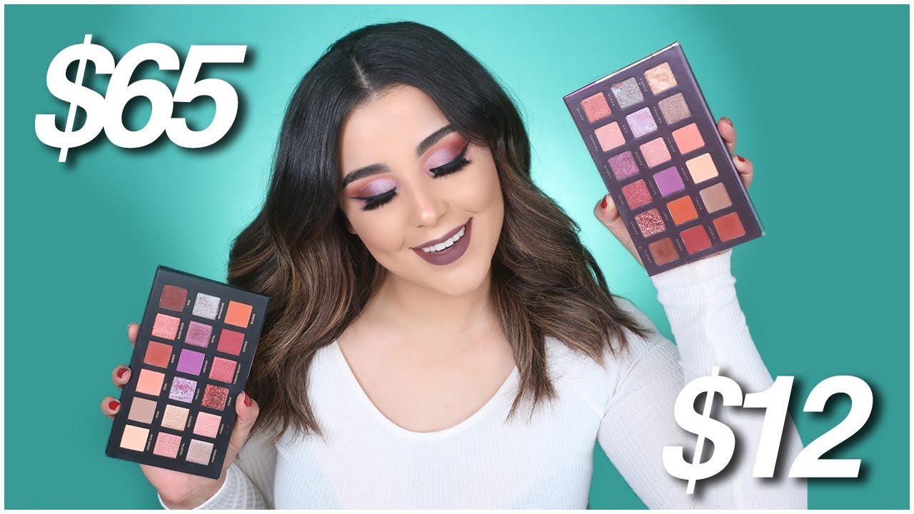 WORLDS BEST HUDA BEAUTY DESERT DUSK DUPE?!?! | AFFORDABLE vs. HIGHEND EYESHADOWS! MakeupByAmarie