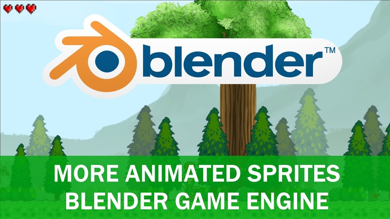 Blender Game Engine - MORE Animated Sprites with Logic Bricks (Zelda Edition)
