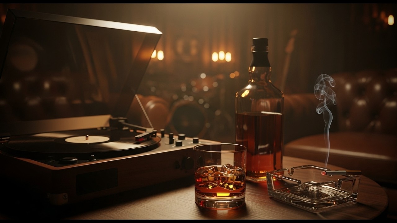 Whiskey Blues Guitar Vibes | Slow Rock for Evening Relax