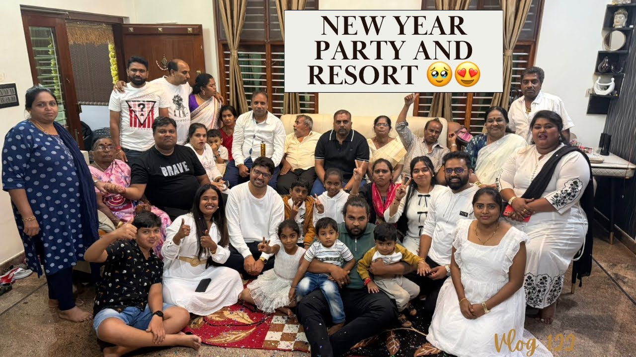 New year party and RR retreat resort 😘#sheethal #love #newyear2026 #family 