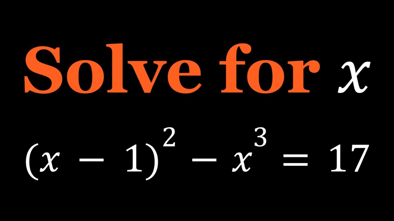 Let's Solve A Special Polynomial Equation