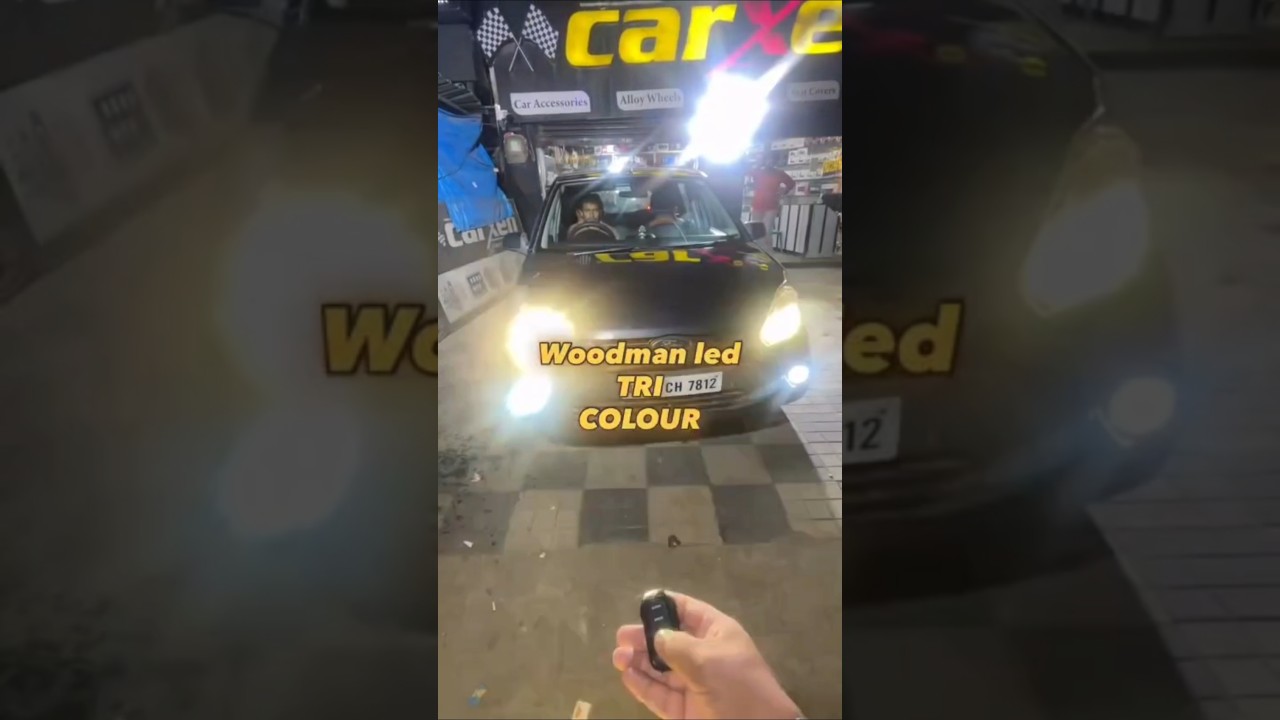 Woodman 3 in 1 LED Headlight | India's First Wireless Remote Controlled LED.