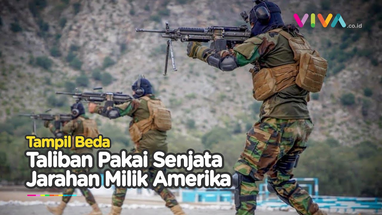 Taliban Pamer Senjata Hasil Jarahan dari Militer Amerika