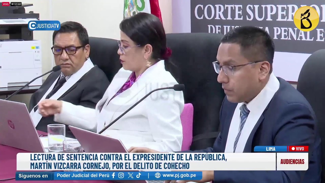 Martín Vizcarra EN VIVO: lectura de sentencia en contra del expresidente
