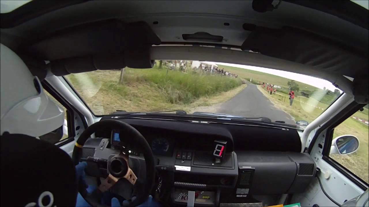 Onboard Clio Williams Rallye Rund um den Alheimer 2016 WP 1 