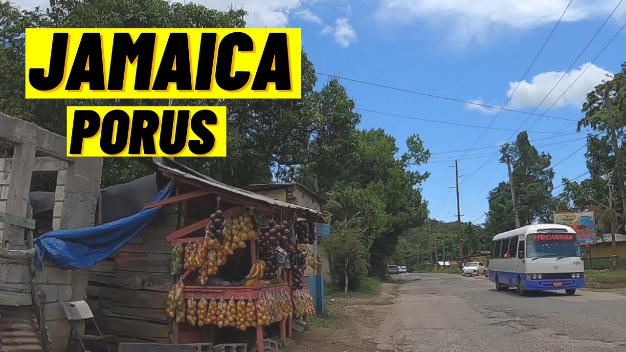 Porus Manchester 1840 village tour  to Clarendon Park #JAMAICA