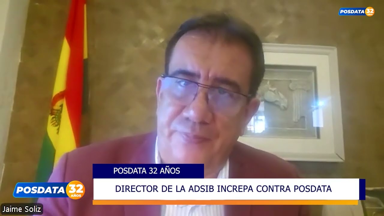 DR. JAIME SOLIZ: ADSIB Y AGETIC COMO INSTRUMENTOS DE PERSECUCIÓN.📌📌📌📌