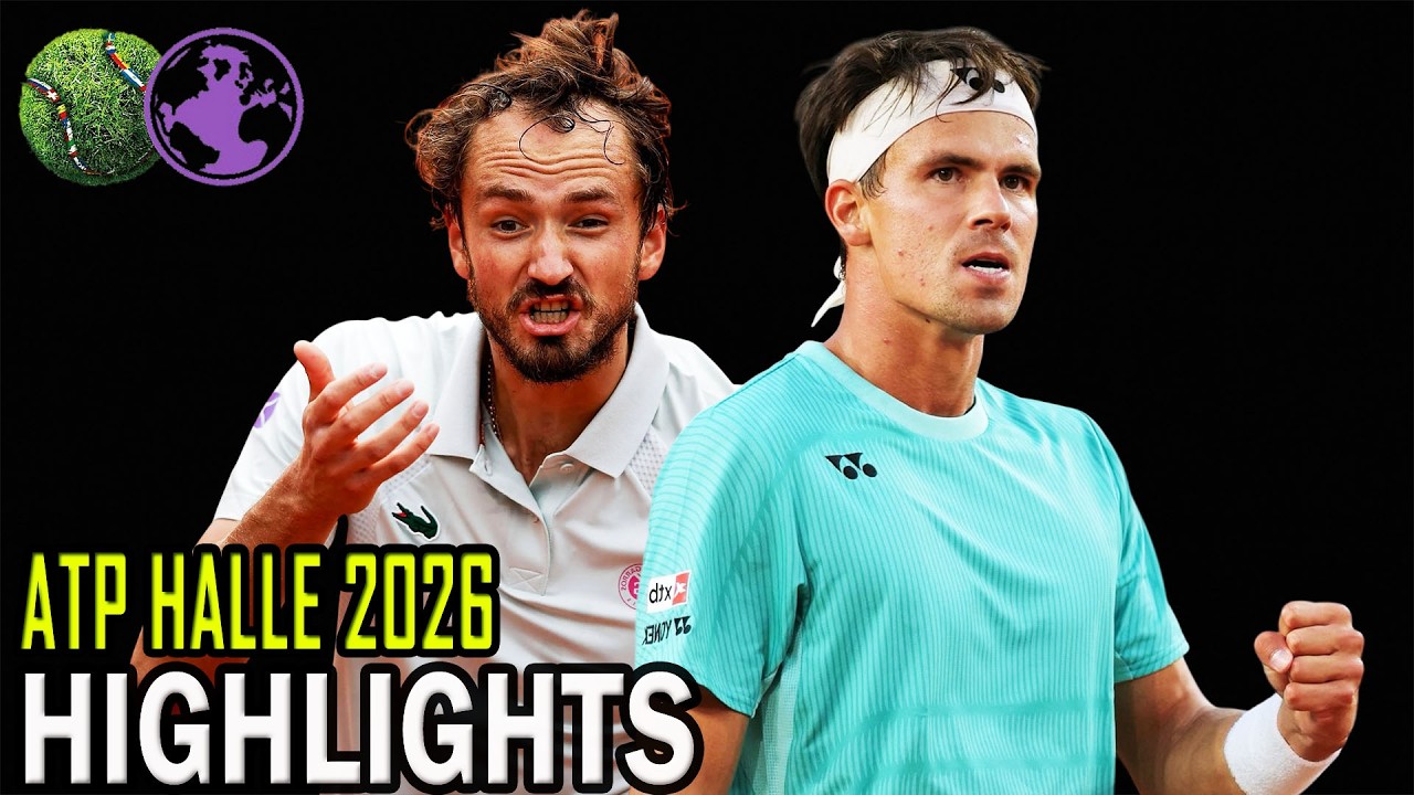 Daniil Medvedev vs Daniel Altmaier QF Round | ATP Halle 2026