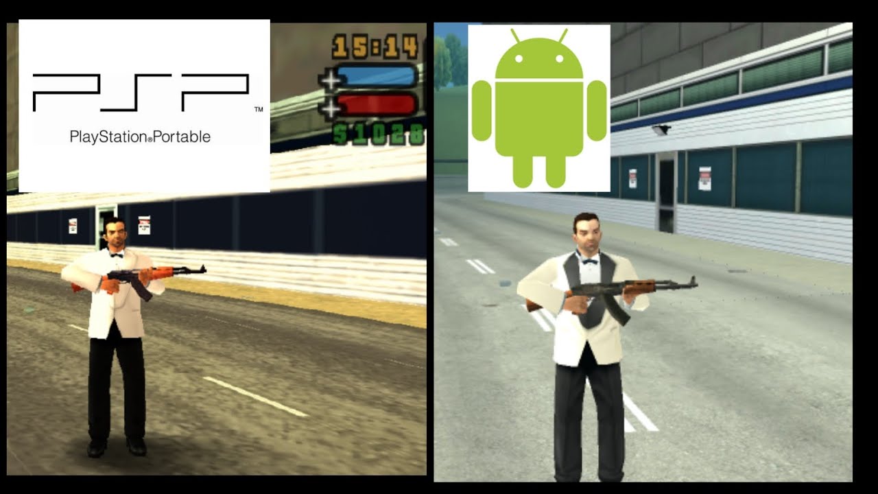 Comparando: GTA LCS PSP VS GTA LCS MOBILE