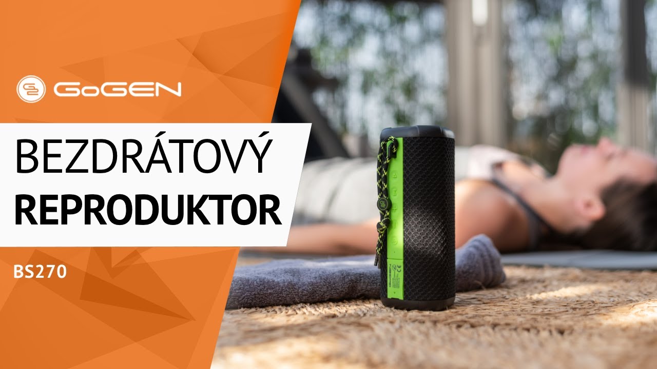 Produktové video GoGEN bezdrátový reproduktor BS270B