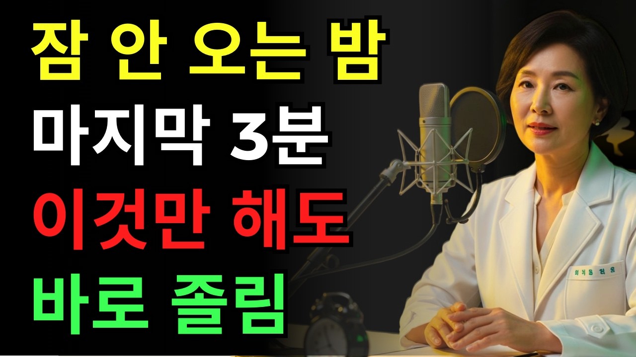 잠들기 전 3분, 이 행동 하나로 바로 졸립니다 | 건강 | 수면 | 노후 | 오디오북