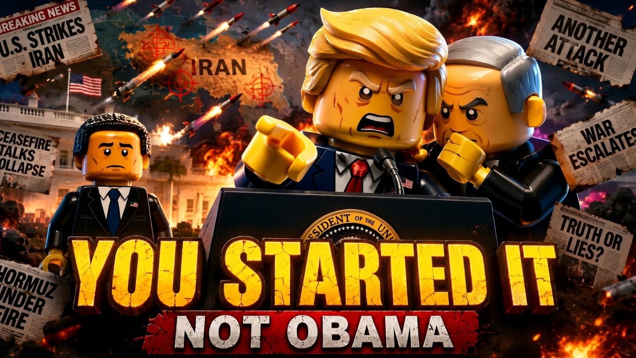 Новый рэп-клип из LEGO, снятый в Иране, разоблачает ложь Трампа об Обаме.