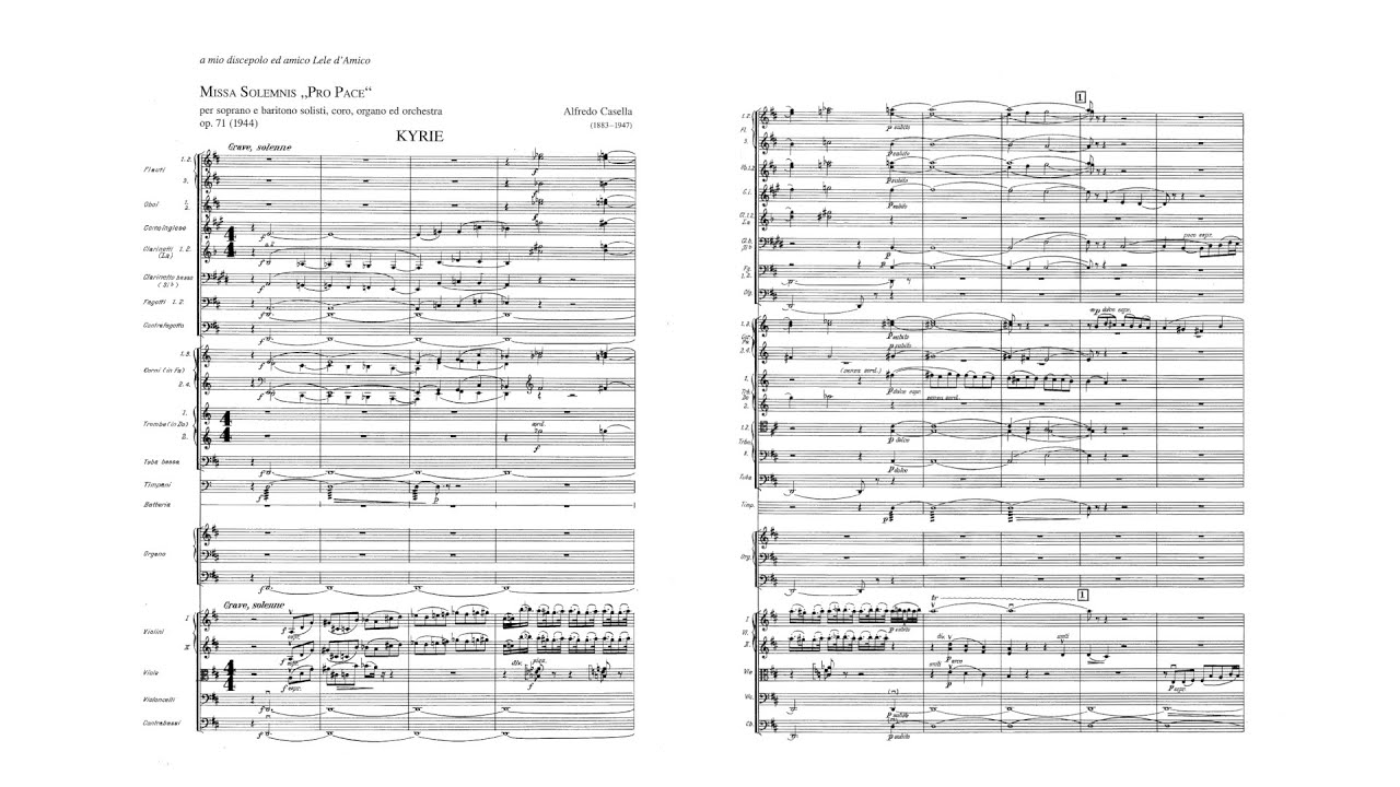 Alfredo Casella – Missa Solemnis 
