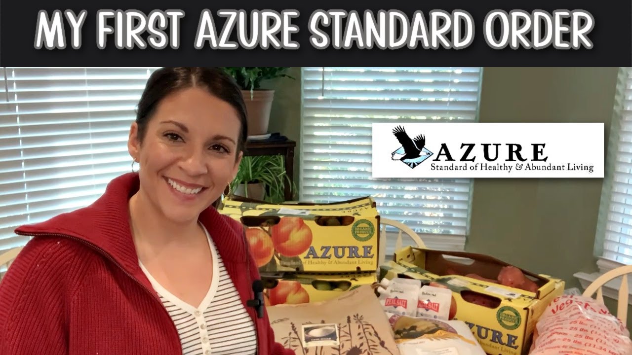 Мой первый стандартный заказ Azure! Оптовые закупки продуктов питания