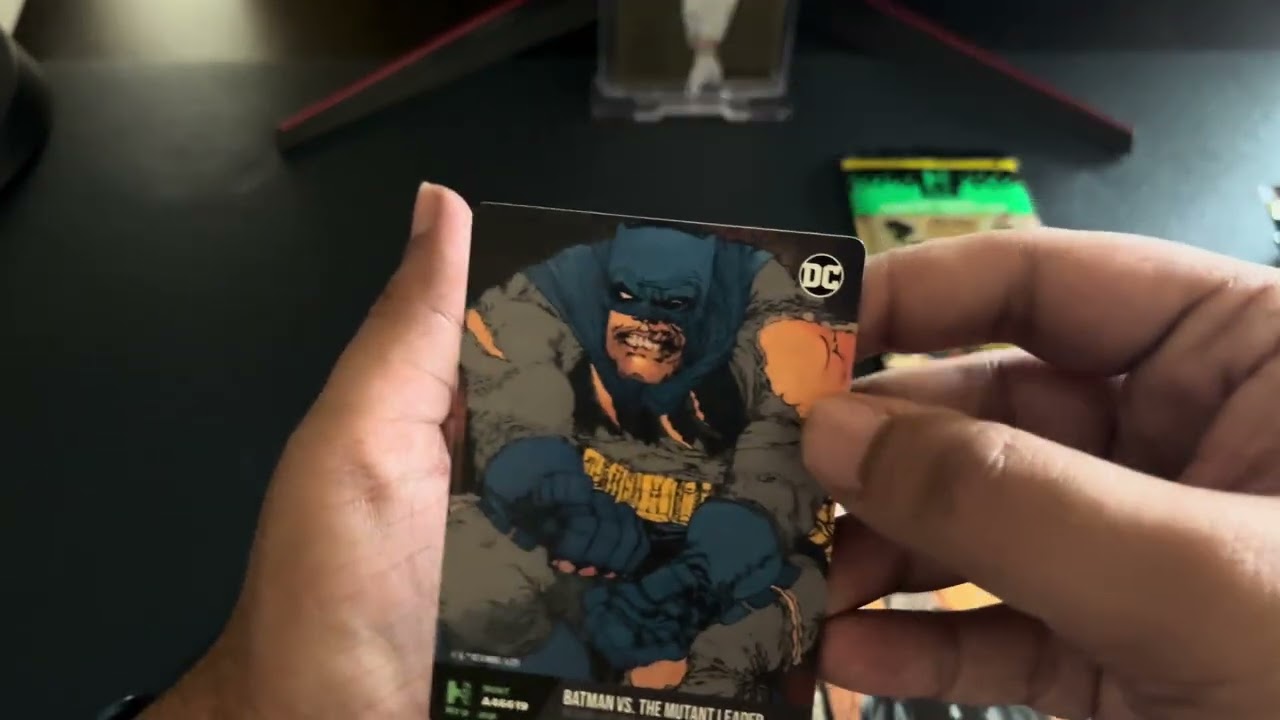 Hro DC Chapter 2 Black Adam Hybrid NFT Trading Card 2 Pack Premium Booster box 1 Opening.