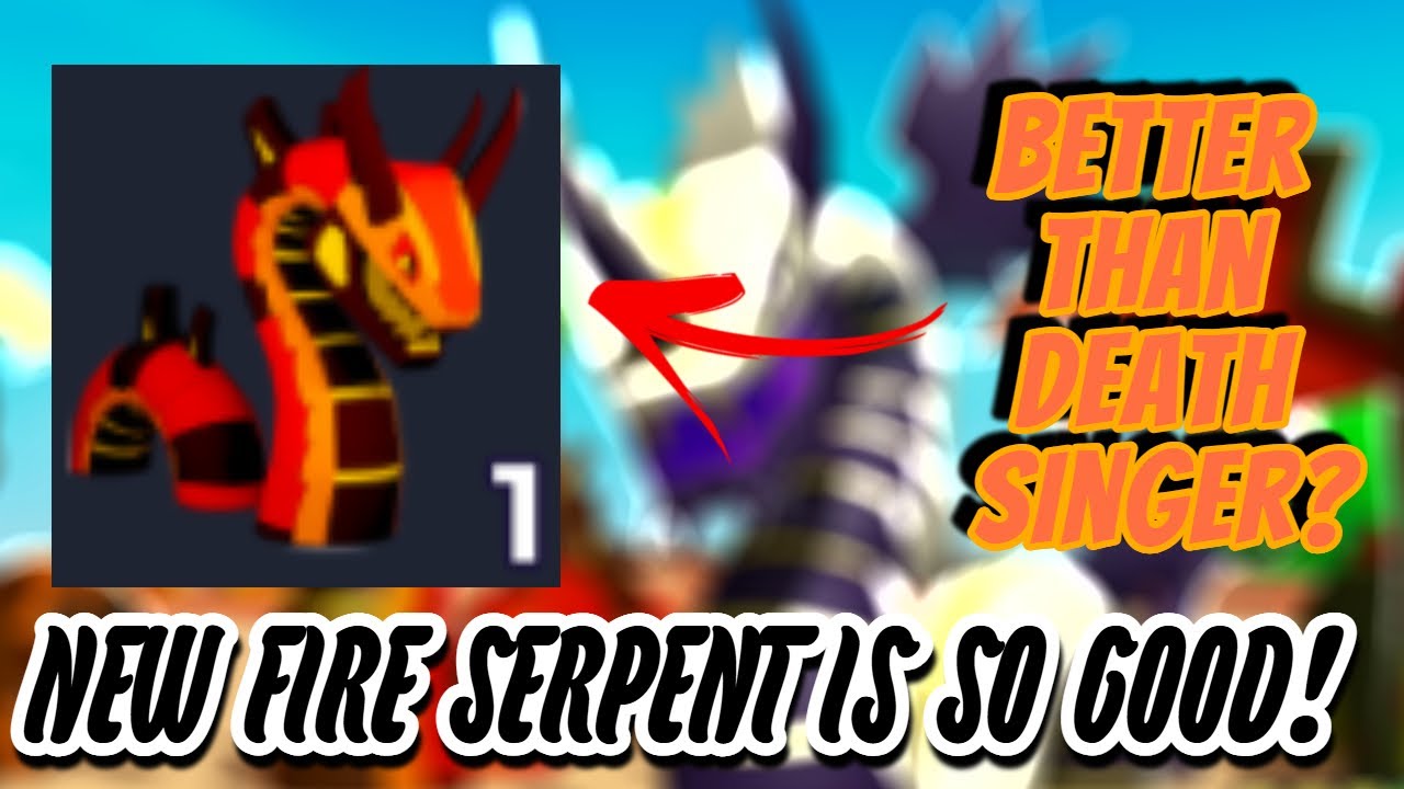 USING THE NEW 19% FIRE SERPENT! Roblox World Defenders TD