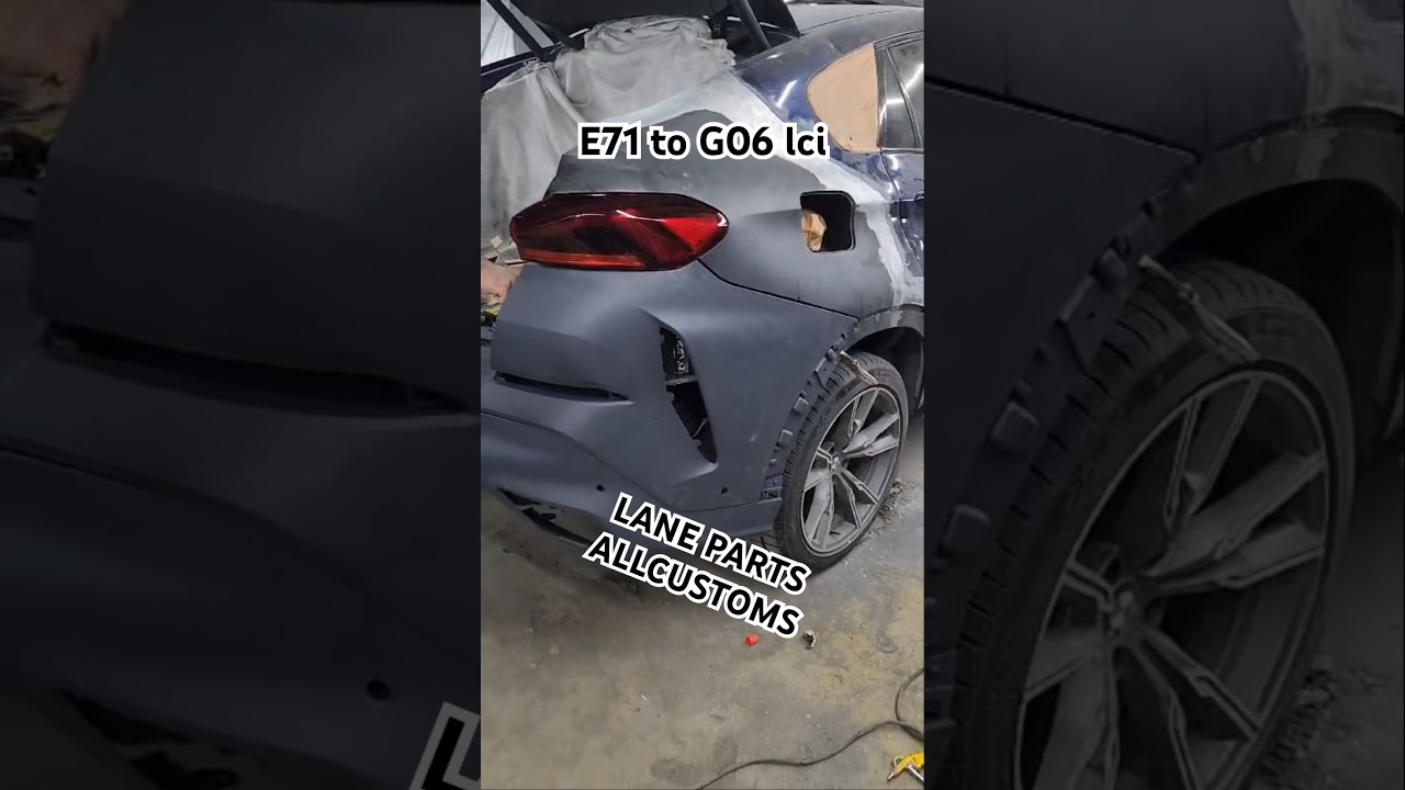 В процессе переделки Bmw X6 G06 lci 2024 из E71 2009 #bmw #bmwx6 #x6 #mpower #x6m #tuning #тюнинг