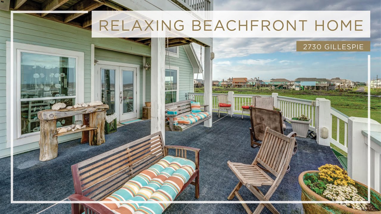 Beachfront Living in Crystal Beach, Texas