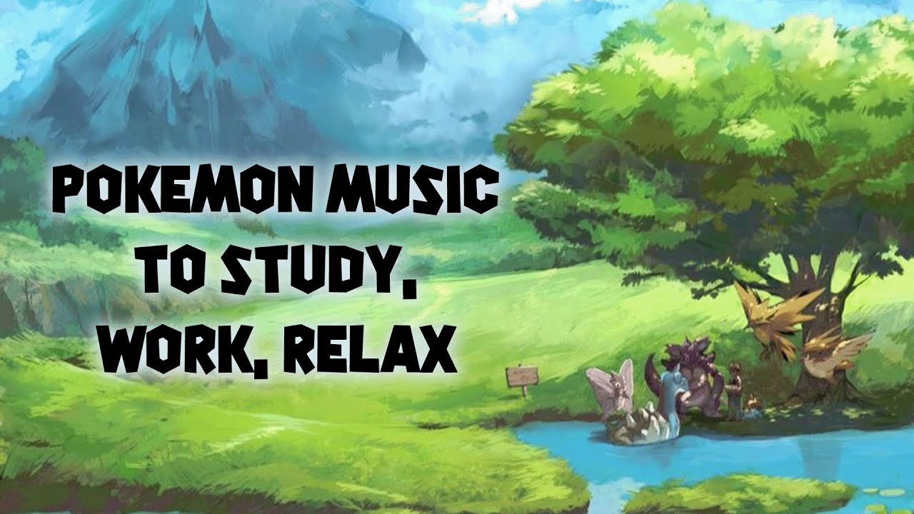 Pokemon music to study, work, relax | videogames music mix