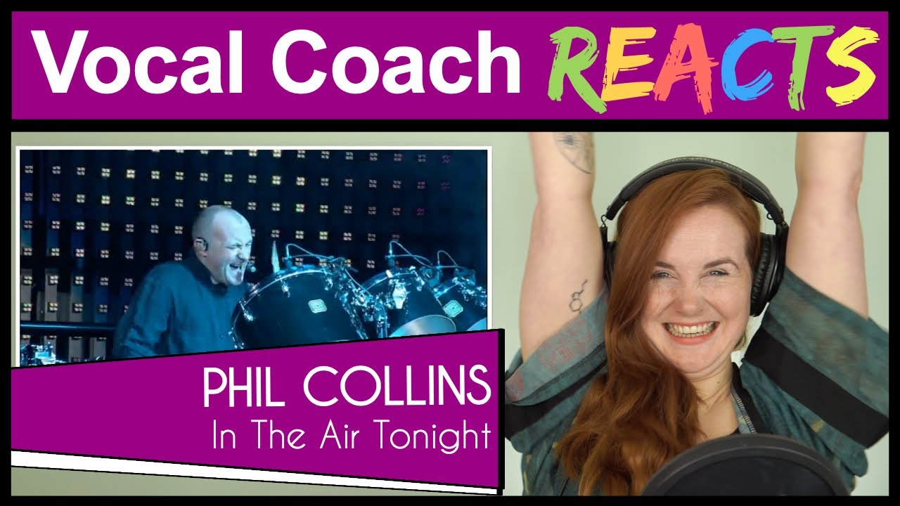 Vocal Coach reacts to Phil Collins - In The Air Tonight (Live)