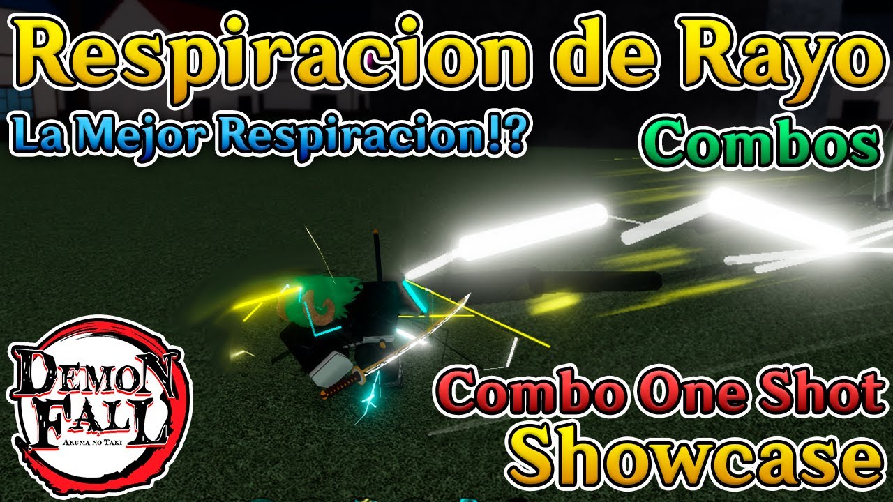 Demon Fall Showcase Respiracion de Rayo Roblox