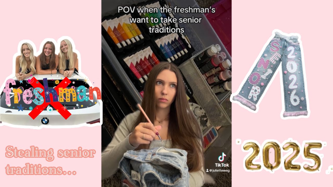 POV compilation of freshman stealing senior traditions ￼