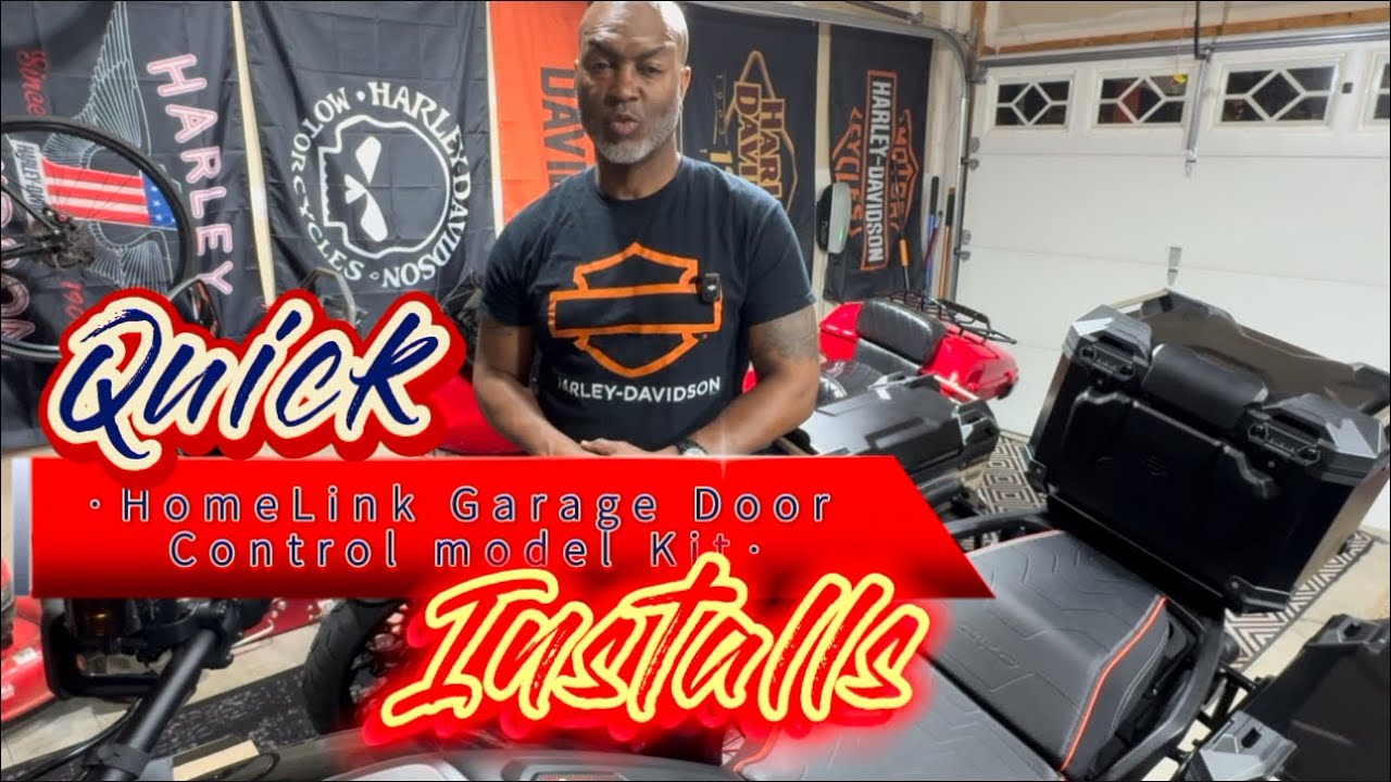 How to install HomeLink Garage Door Control Module Kit on the 2025 Harley-Davidson Road Glide CVO/ST