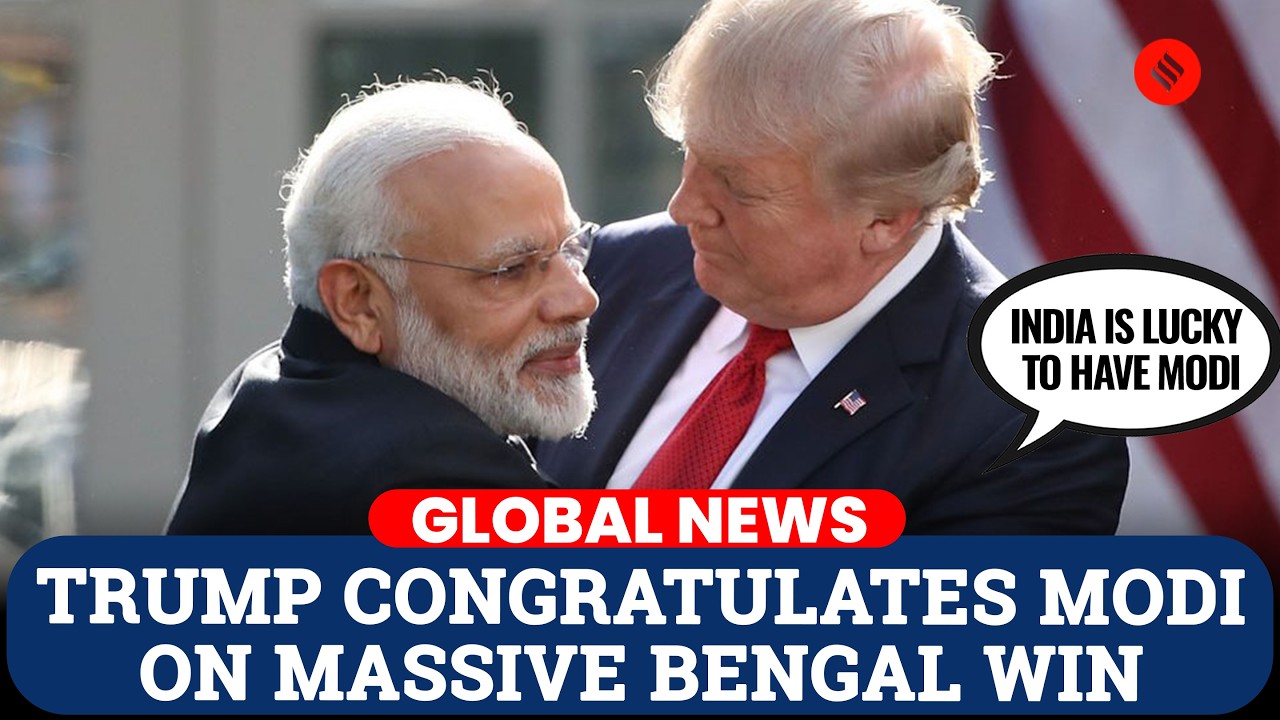 Donald Trump Congratulates PM Modi After BJP&rsquo;s Bengal Landslide | Bengal Election Results