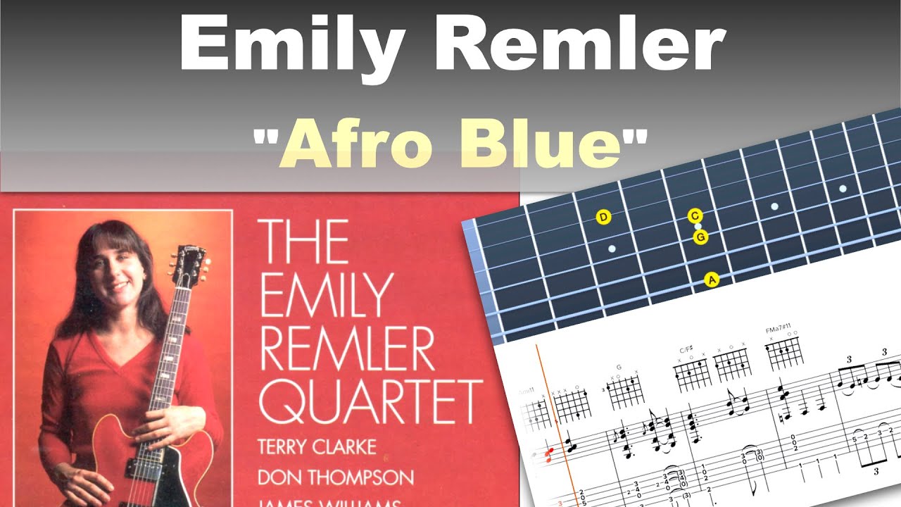 Emily Remler - Afro Blue - Virtual Guitar Transcription by Gilles Rea