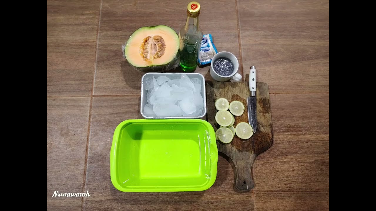 KREASI ES MELON CERIA|Manis Asem Segar Jadi Satu Mantul