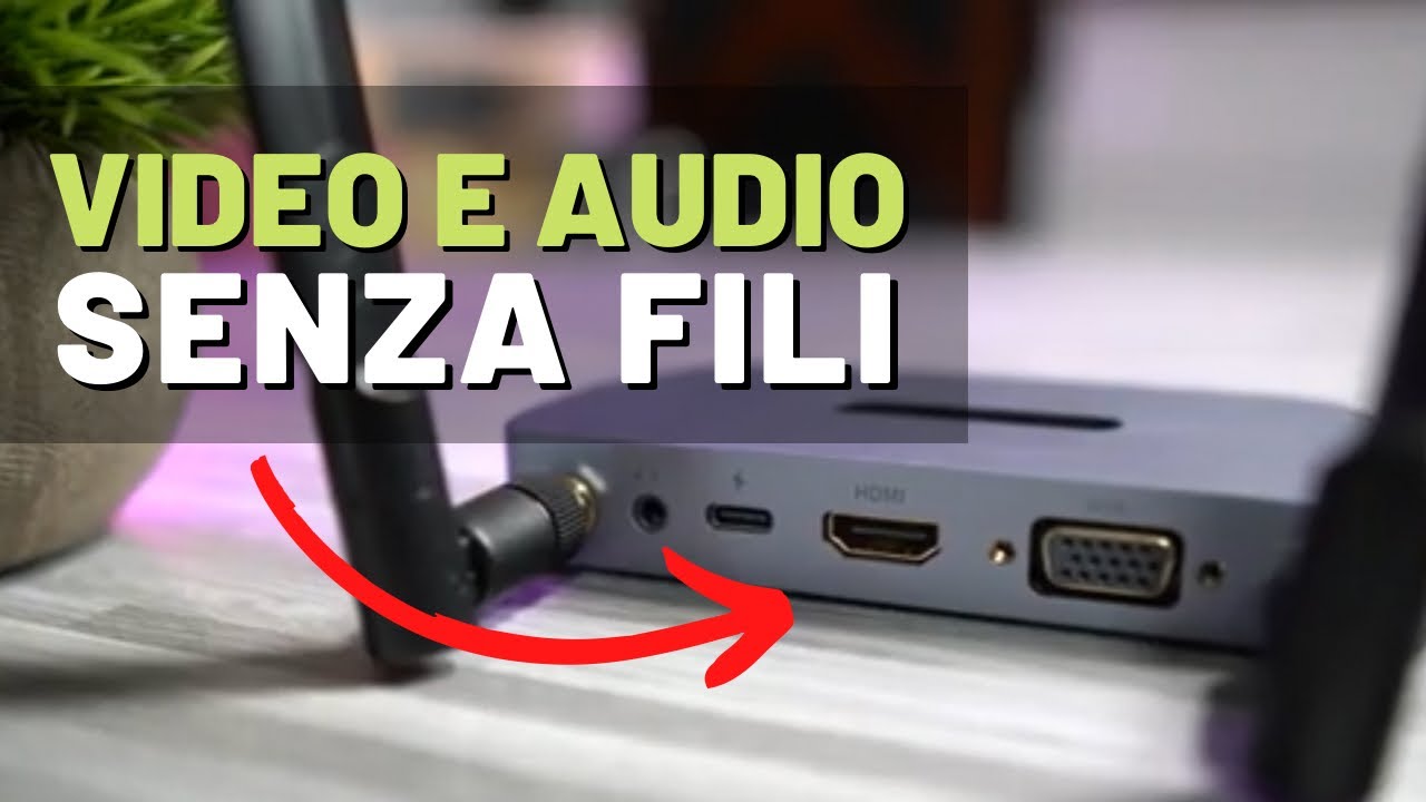 VIDEO E AUDIO SENZA FILI con TRASMETTITORE HDMI WiFi // Yehua
