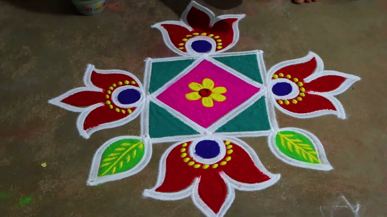Ugadi special 2026 🌻3*3 simple kolam 🌻pandaga muggulu designs 🌻panguni Madham kolam