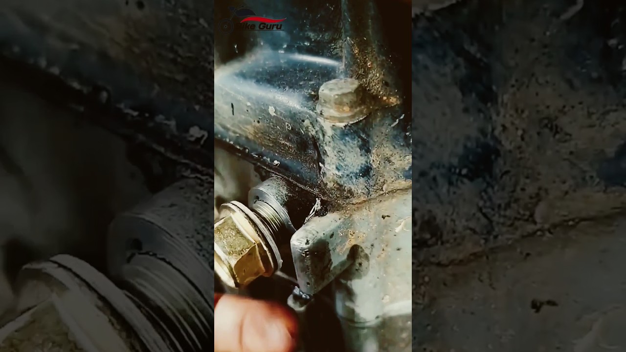 How to fix oil 🔩 nut easy way #mechanic #bs6 #repairing