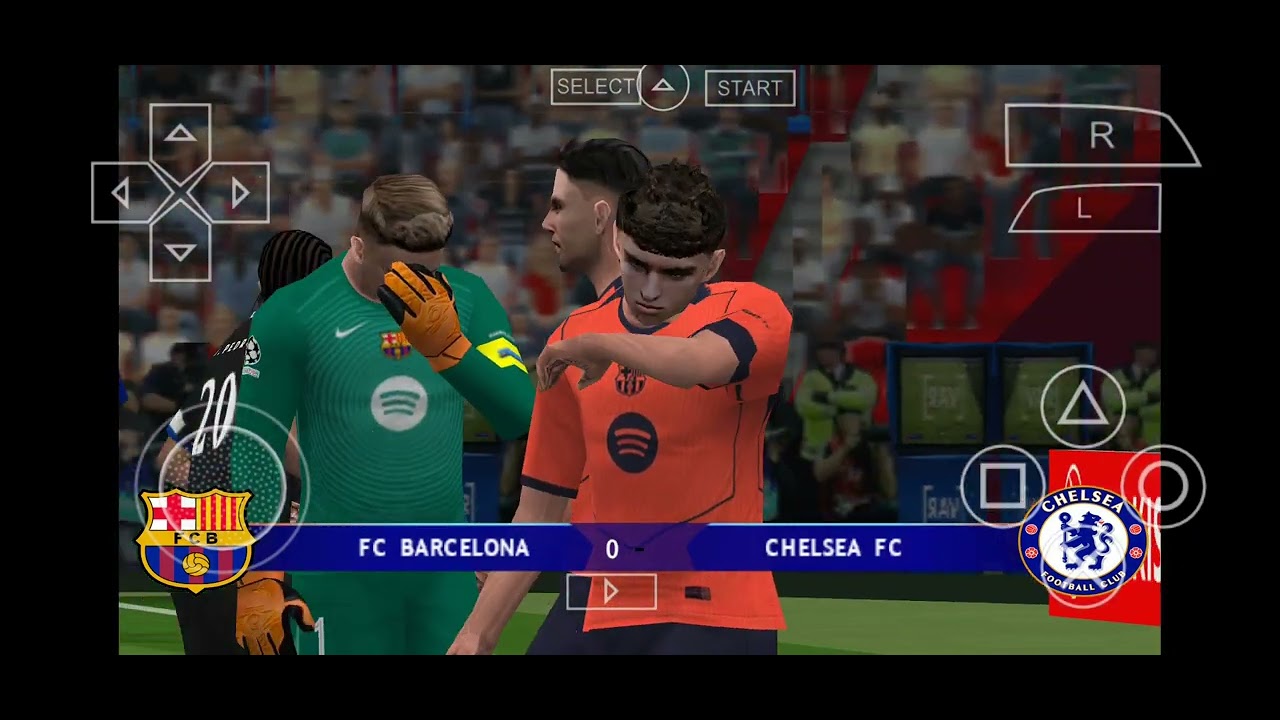 Barcelona vs Chelsea | Ida semifinal | 2-2 PPSSPP 
