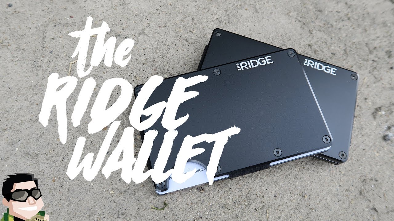 Ridge Wallet The Best Minimal EDC Wallet!!