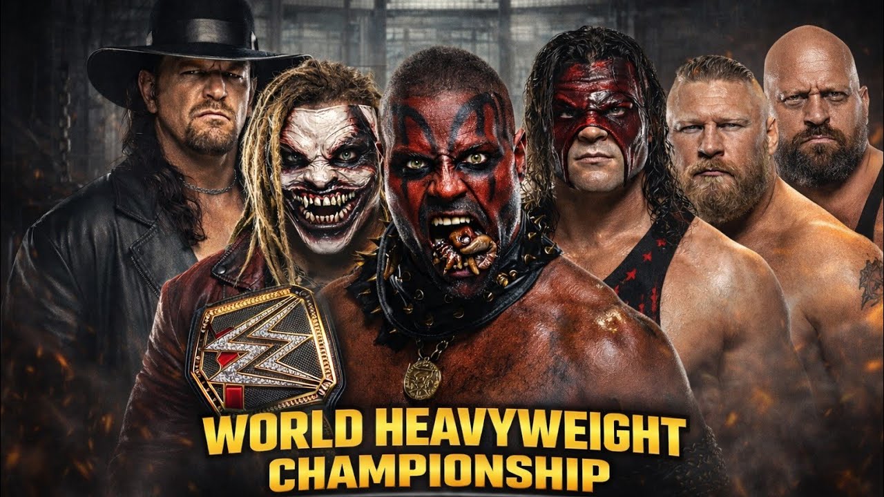 FULL MATCH- UNDERTAKER VS KANE VS BOOGEYMAN VS FIEND BRAY WYATT VS BROCK LESNAR VS BIGG SHOW