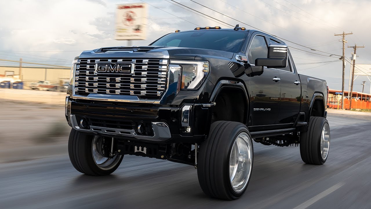 The FIRST ever 2024 GMC Denali 2500 Duramax to be lifted on Wide wheels in the country done in Texas