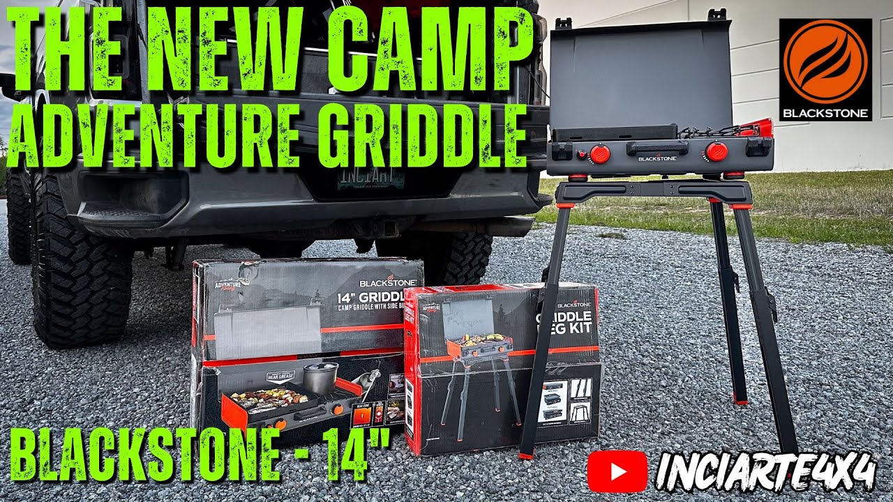2024 All New BLACKSTONE 14” Griddle + LEGS KIT / Adventure Ready Camp Kitchen