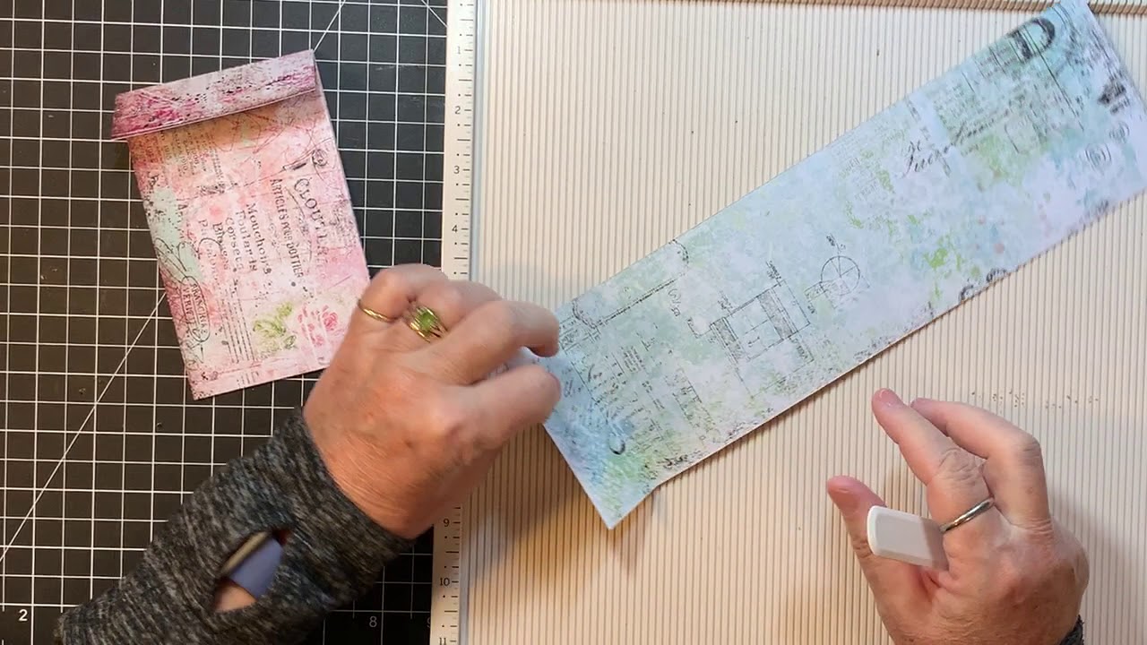 Scrappy Saturday! - Ephemera from Scrapbook Paper Scraps!
