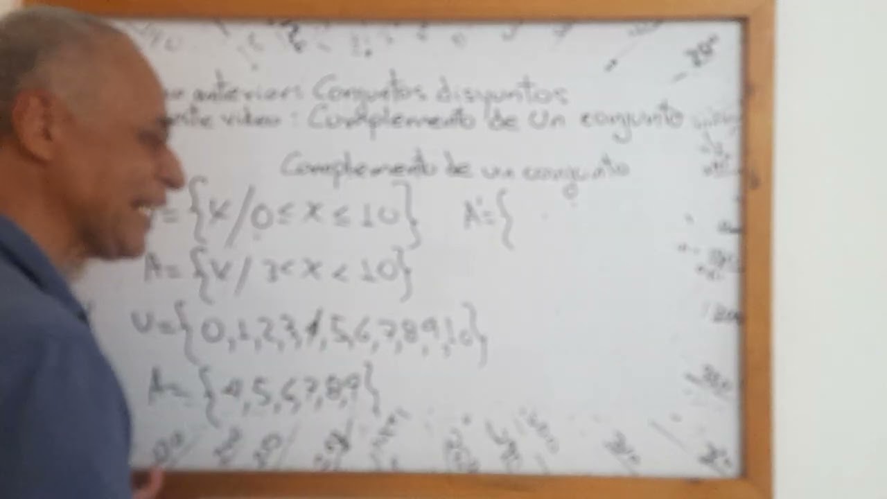 COMPLEMENTO DE UN CONJUNTO