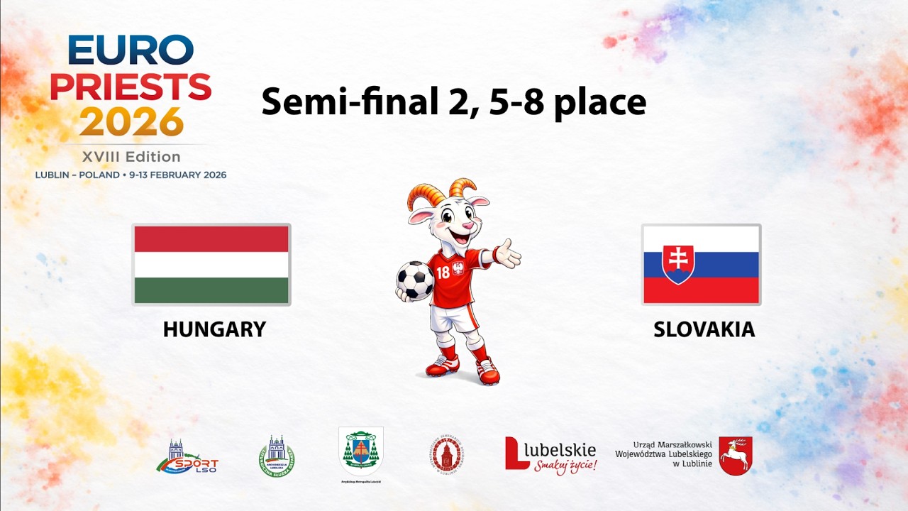 18th EUROPEAN FUTSAL CHAMPIONSHIP OF CATHOLIC PRIESTS | Semi-final 2, 5-8 place