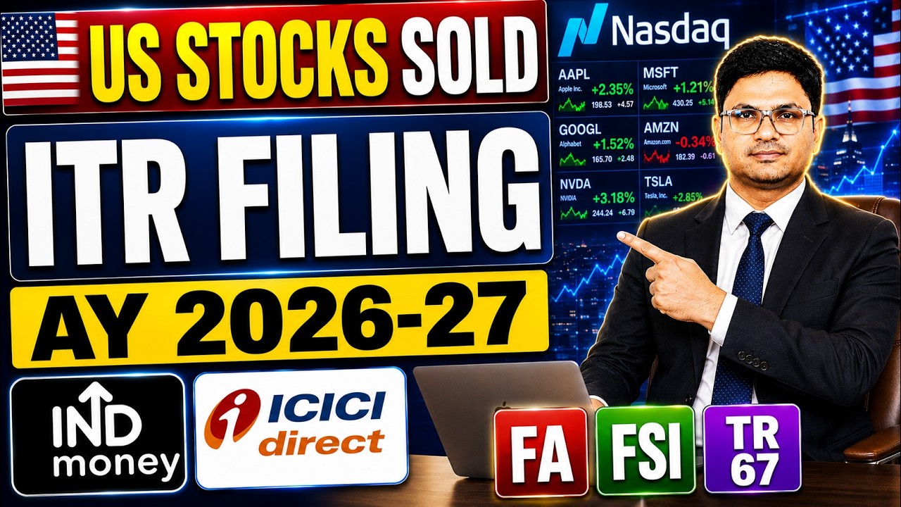 US Stocks Sale ITR Filing AY 2026-27 | INDmoney US Stocks ITR AY 2026-27