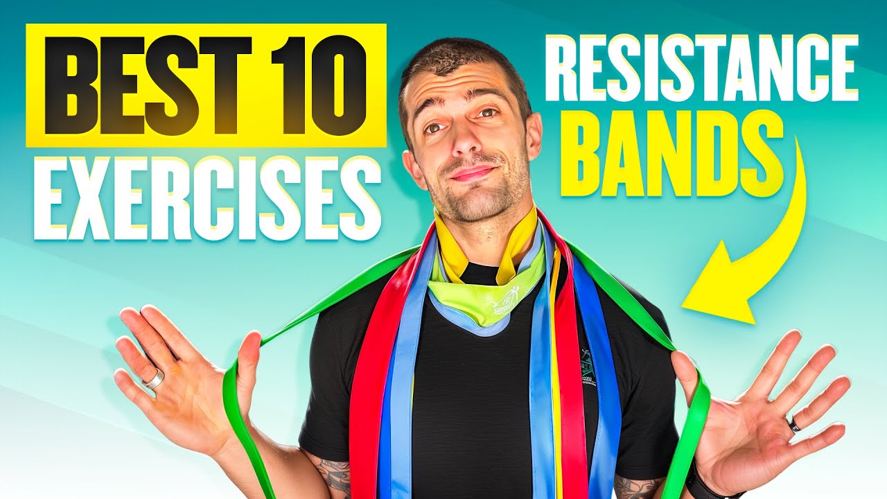 10 BEST Resistance Band Exercises | Full Body Muscle Building